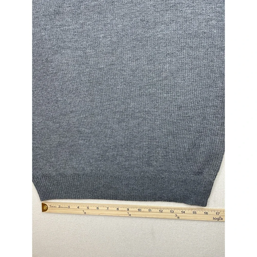 M.I.SUIT Business Weapon Mens Gray Sweater Vest L Preppy Layer Academia Capsule‎